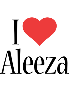Aleeza i-love logo