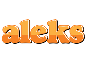 Aleks orange logo