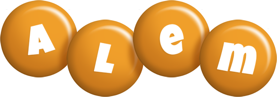 Alem candy-orange logo