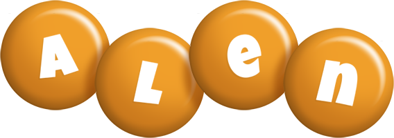Alen candy-orange logo