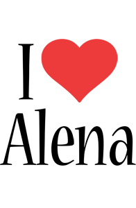 Alena i-love logo