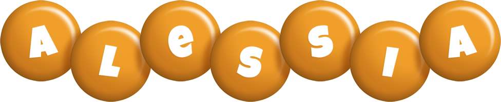 Alessia candy-orange logo