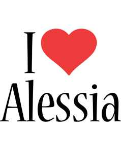 Alessia i-love logo