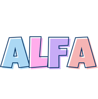 Alfa pastel logo