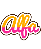 Alfa smoothie logo
