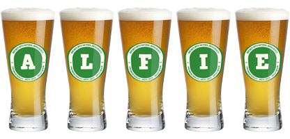 Alfie lager logo