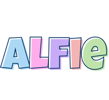 Alfie pastel logo