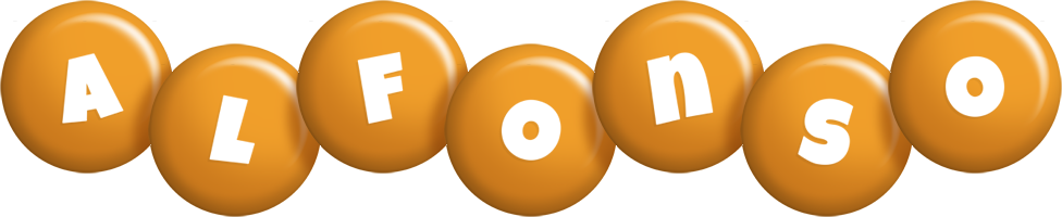 Alfonso candy-orange logo