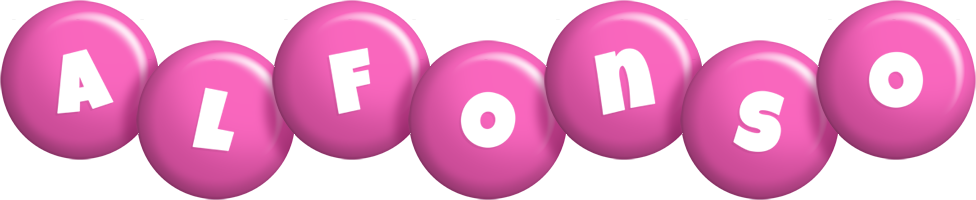 Alfonso candy-pink logo