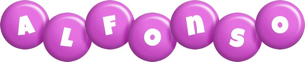 Alfonso candy-purple logo