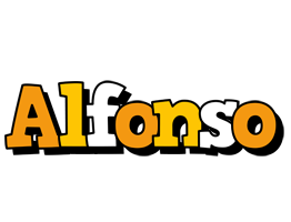 Alfonso cartoon logo