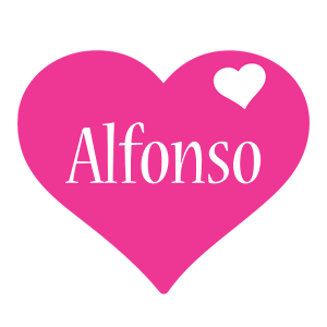 Alfonso love-heart logo