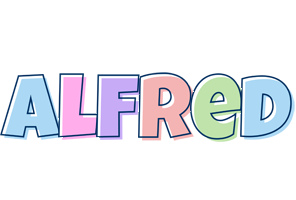 Alfred pastel logo