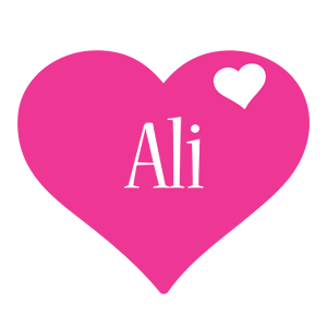 Ali love-heart logo