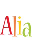 Alia birthday logo