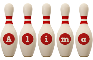 Alima bowling-pin logo