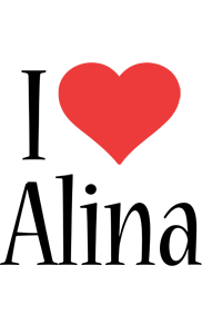 Alina i-love logo
