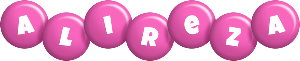 Alireza candy-pink logo