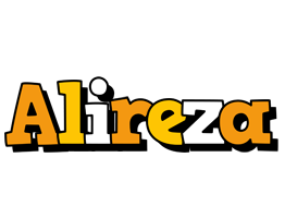 Alireza cartoon logo