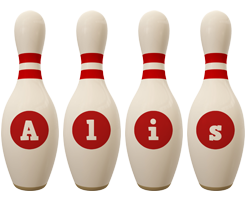 Alis bowling-pin logo