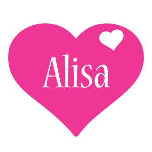 Alisa love-heart logo