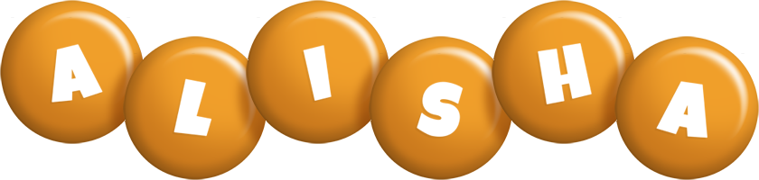 Alisha candy-orange logo