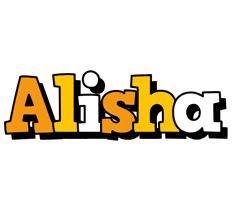 Alisha cartoon logo