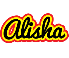 Alisha flaming logo