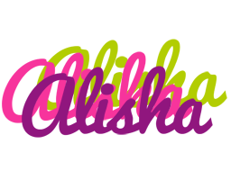 Alisha flowers logo