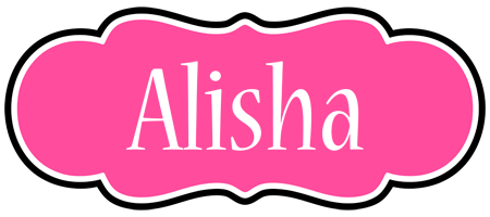 Alisha invitation logo