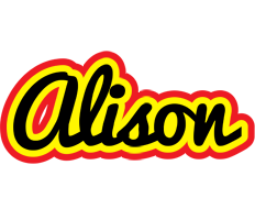 Alison flaming logo