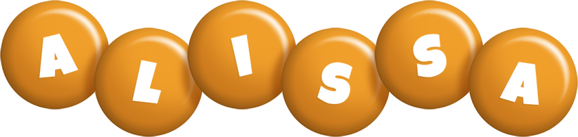 Alissa candy-orange logo