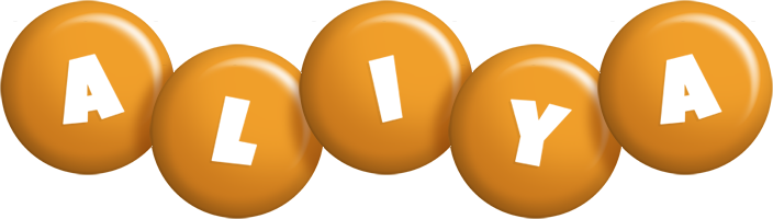 Aliya candy-orange logo