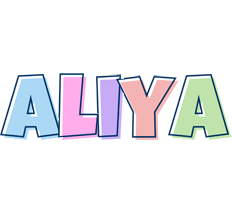 Aliya pastel logo