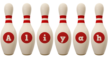 Aliyah bowling-pin logo