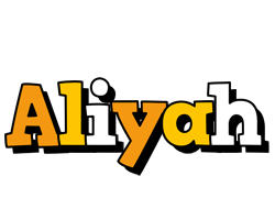 Aliyah cartoon logo