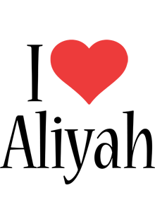 Aliyah i-love logo