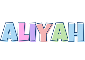Aliyah pastel logo