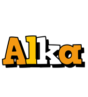 Alka cartoon logo