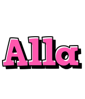 Alla girlish logo