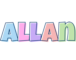Allan pastel logo