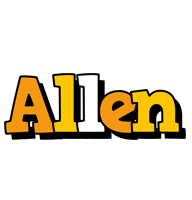 Allen cartoon logo