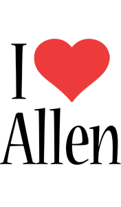 Allen i-love logo