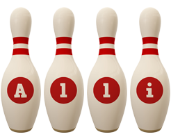 Alli bowling-pin logo