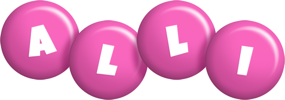 Alli candy-pink logo