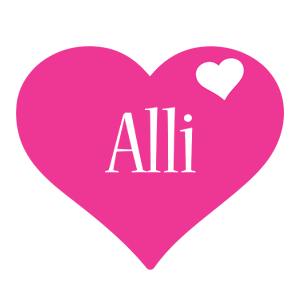 Alli love-heart logo