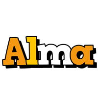 Alma cartoon logo