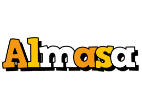 Almasa cartoon logo