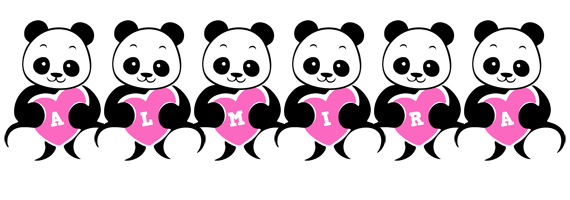 Almira love-panda logo