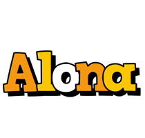 Alona cartoon logo
